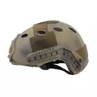 [Zestaw] Replika kasku FAST PJ - Navy Seal [EM] + Pokrowiec na hełm/kask typu FAST Mod. A - Tan [8FIELDS]