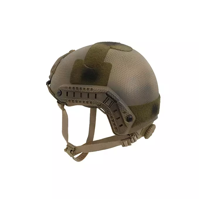 [Zestaw] Replika hełmu FAST MH z szybką regulacją - Navy Seal [EM] + Pokrowiec na hełm/kask typu FAST Mod. A - Tan [8FIELDS]