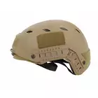 [Zestaw] Replika kasku FAST BJ - TAN [EM] + Pokrowiec na hełm/kask typu FAST Mod. A - Tan [8FIELDS]