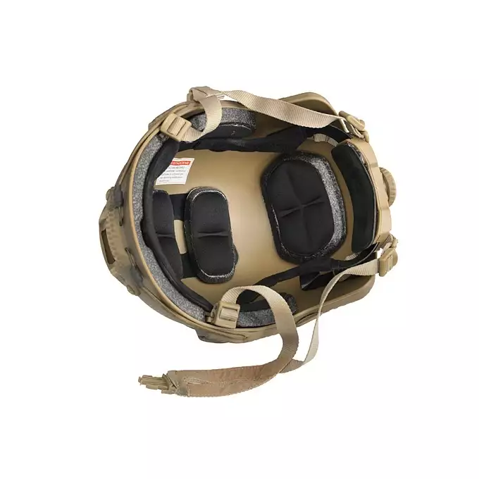 [Zestaw] Replika hełmu FAST MH z szybką regulacją - Navy Seal [EM] + Pokrowiec na hełm/kask typu FAST Mod. A - Tan [8FIELDS]