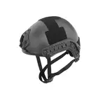 [Zestaw] Replika hełmu FAST MH z szybką regulacją - Black [EM] + Pokrowiec na hełm/kask typu FAST Mod. A - Tan [8FIELDS]