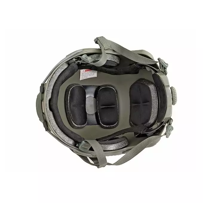 [Set] FAST MH Helmet Replica with quick adjustment - Foliage [EM] + Cover for Helmet type FAST Mod. A - Tan [8FIELDS]