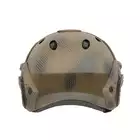 [Zestaw] Replika kasku FAST PJ - Navy Seal [EM] + Pokrowiec na hełm/kask typu FAST Mod. A - Tan [8FIELDS]