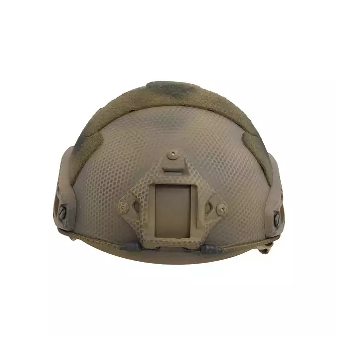 [Zestaw] Replika hełmu FAST MH z szybką regulacją - Navy Seal [EM] + Pokrowiec na hełm/kask typu FAST Mod. A - Tan [8FIELDS]