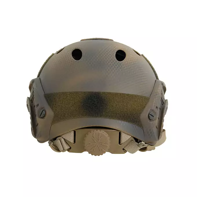 [Zestaw] Replika kasku FAST PJ z szybką regulacją - Navy Seal [EM] + Pokrowiec na hełm/kask typu FAST Mod. A - Black [8FIELDS]