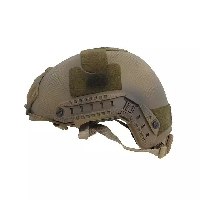 [Zestaw] Replika hełmu FAST MH z szybką regulacją - Navy Seal [EM] + Pokrowiec na hełm/kask typu FAST Mod. A - Tan [8FIELDS]