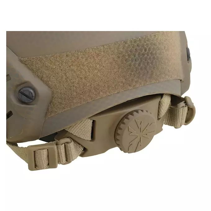 [Zestaw] Replika hełmu FAST BJ z szybką regulacją - Navy Seal [EM] + Pokrowiec na hełm/kask typu FAST Mod. A - Tan [8FIELDS]