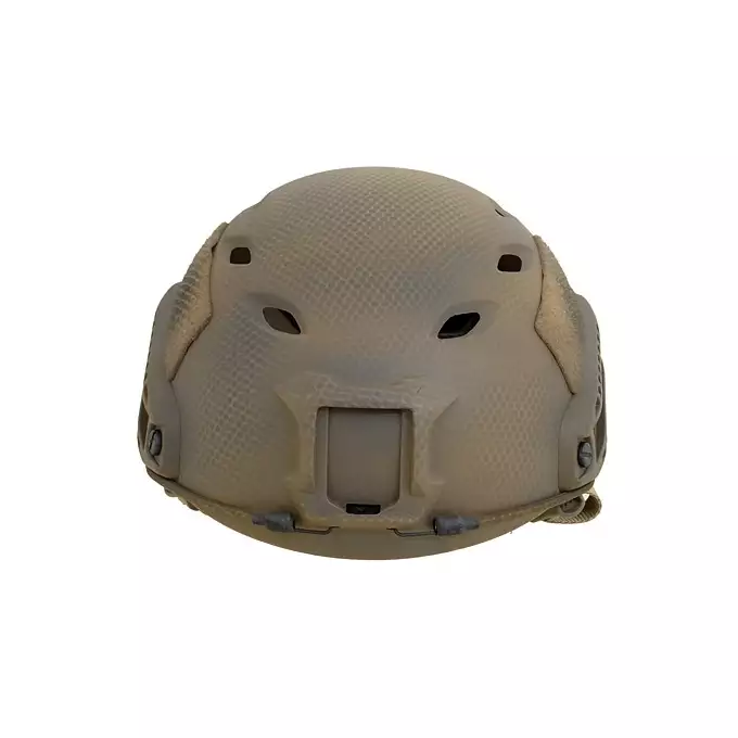 [Zestaw] Replika hełmu FAST BJ z szybką regulacją - Navy Seal [EM] + Pokrowiec na hełm/kask typu FAST Mod. A - Tan [8FIELDS]