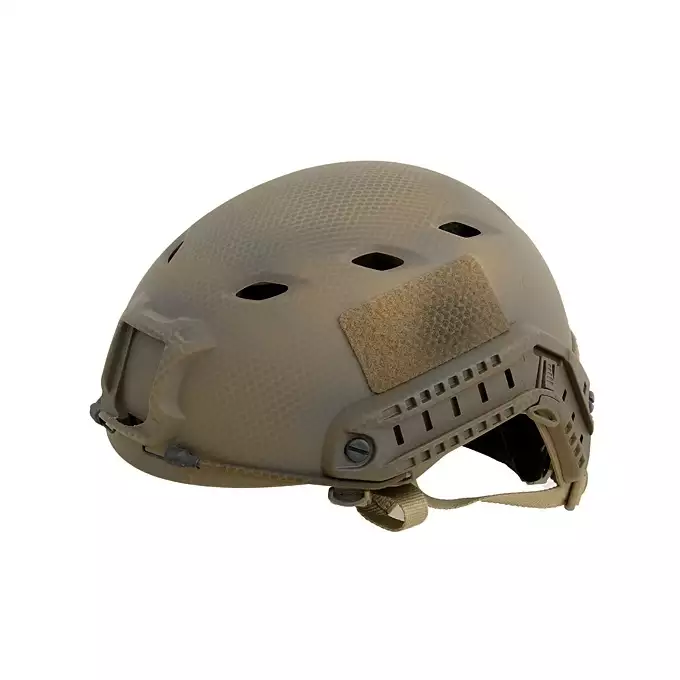 [Zestaw] Replika hełmu FAST BJ z szybką regulacją - Navy Seal [EM] + Pokrowiec na hełm/kask typu FAST Mod. A - Tan [8FIELDS]