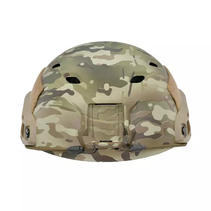 [Zestaw] Replika kasku FAST BJ - Multicamo [EM] + Pokrowiec na hełm/kask typu FAST Mod. A - Black [8FIELDS]