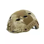 [Zestaw] Replika kasku FAST PJ - Multicam [EM] + Pokrowiec na hełm/kask typu FAST Mod. A - Black [8FIELDS]