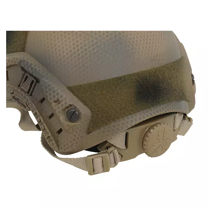 [Zestaw] Replika hełmu FAST MH z szybką regulacją - Navy Seal [EM] + Pokrowiec na hełm/kask typu FAST Mod. A - Tan [8FIELDS]