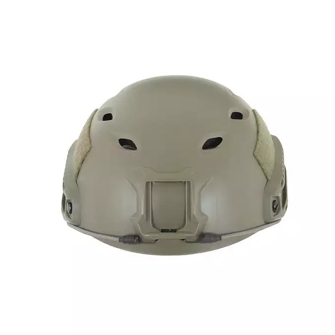 [Zestaw] Replika kasku FAST BJ - Ranger Green [EM] + Pokrowiec na hełm/kask typu FAST Mod. A - Black [8FIELDS]