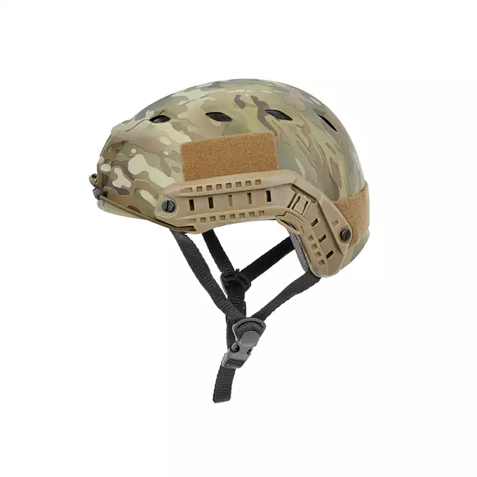 [Zestaw] Replika kasku FAST BJ - Multicamo [EM] + Pokrowiec na hełm/kask typu FAST Mod. A - Black [8FIELDS]