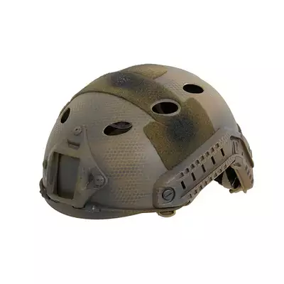 [Zestaw] Replika kasku FAST PJ z szybką regulacją - Navy Seal [EM] + Pokrowiec na hełm/kask typu FAST Mod. A - Tan [8FIELDS]