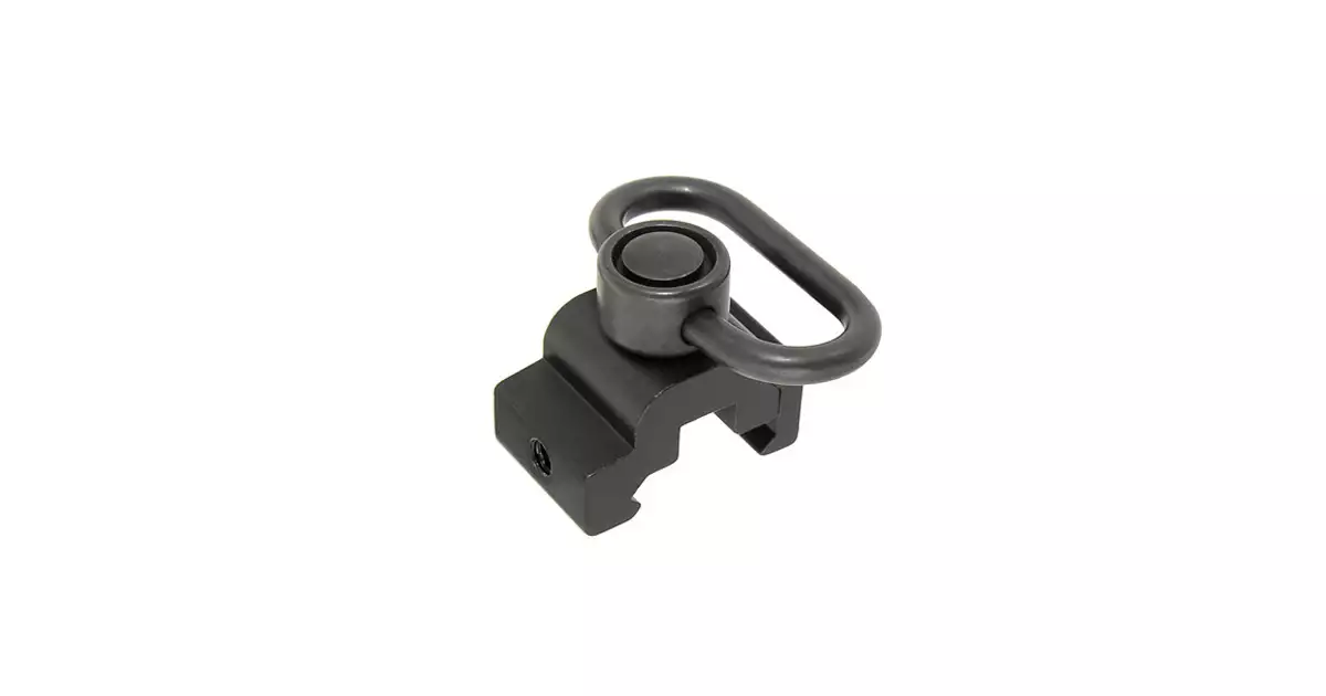 Quick Detach Sling Swivel Set - Picatinny Rail Mount With Push Button Release, 20mm 3 thumbnail image