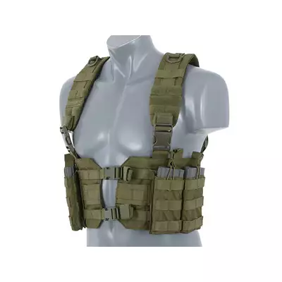 Chest Harness rozpinany z przodu - Olive [8FIELDS]