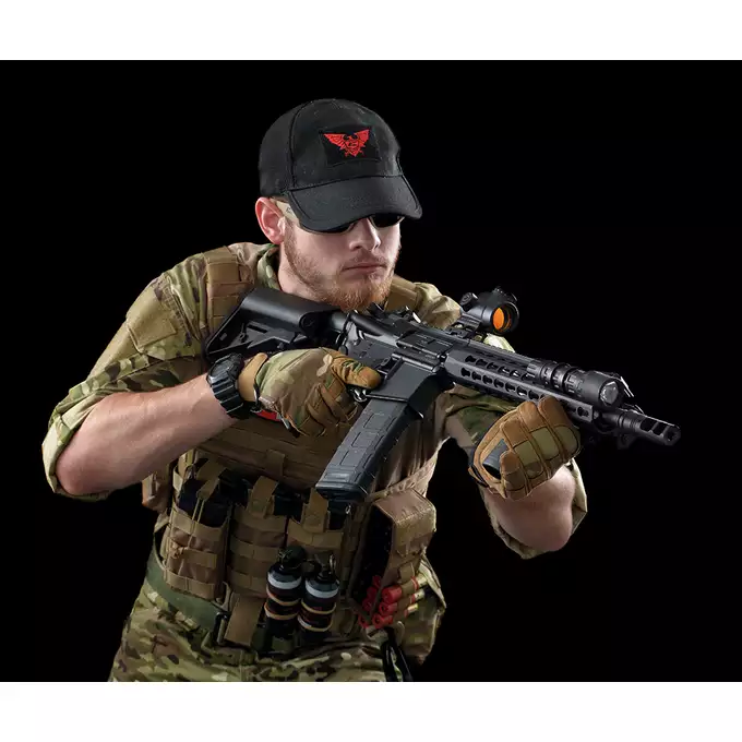 Stalowa imitacja hamulca wylotowego do karabinów kal. 5.56mm [CYMA]