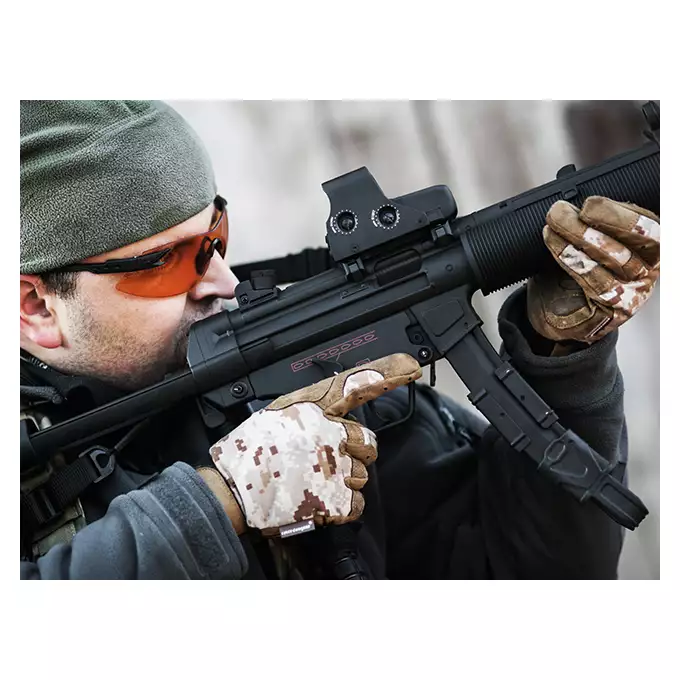 Lekkie rękawice taktyczne w kamuflażu (Rozmiar XL) - MultiCam Black