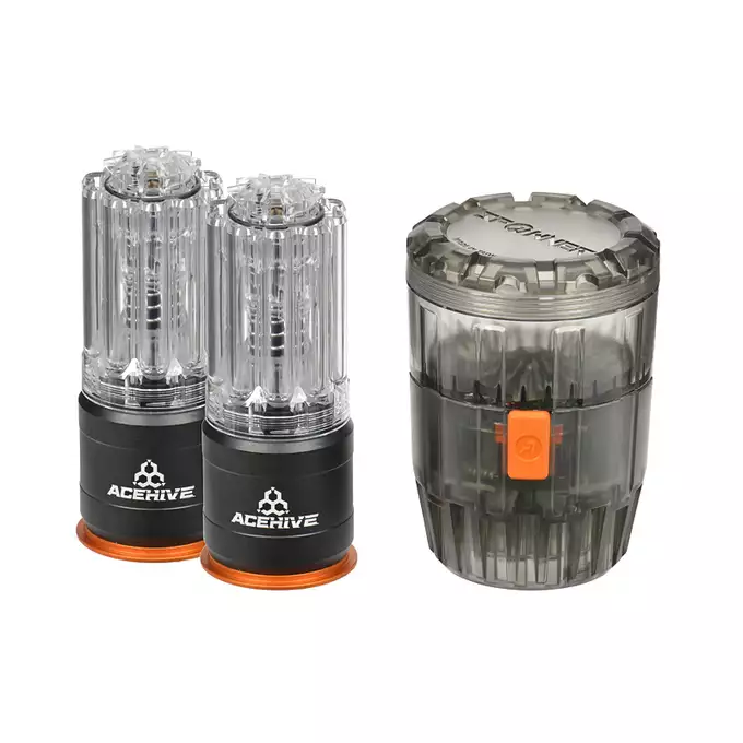 [Zestaw] Zestaw - granat 2szt. + szybkoładowarka [AceTech] + Airsoft Green Gaz 1000ml [Pro Tech Guns]