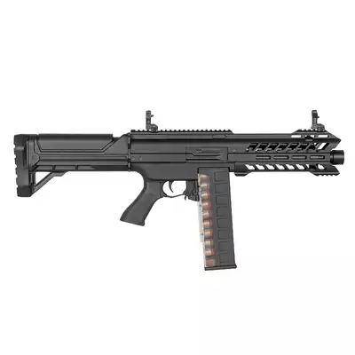 [Zestaw] Airsoftowa strzelba automatyczna AEG SGR-12 [EMG] + Elektryczny magazynek bębnowy do SGR-12 [CYMA]