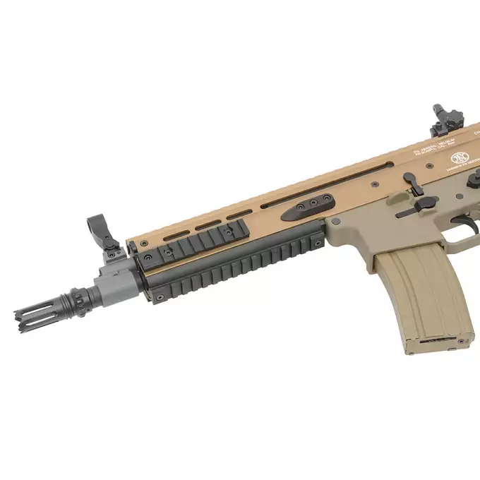 [Zestaw] Replika Karabinka FN SCAR-L Eshooter ETU - Tan [CYBERGUN] + Celownik Kolimatorowy Micro Scrapper 1x25 - Black [Vector optics]