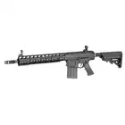 [Zestaw] EC-909 replika samopowtarzalnego karabinu precyzyjnego - Black [E&amp;C] + Stalowy Magazynek Mid-Cap na 130 kulek do SR25/AR10 - Black [EC]