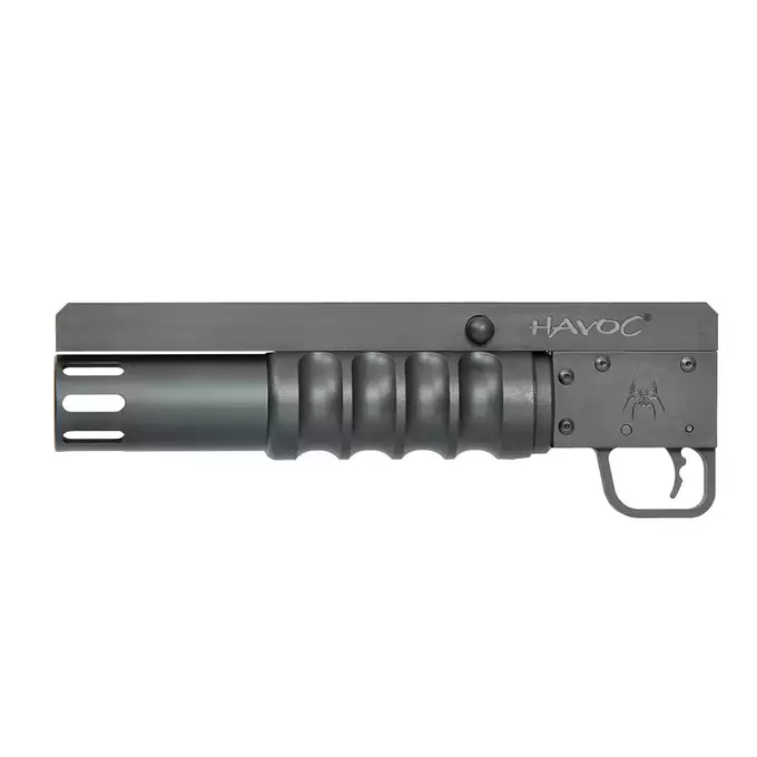 [Zestaw] Replika granatnika HAVOC 12"  Metal Barrel - Black [EMG] + Zestaw 3 granatów 40MM na 120 kulek [S&amp;T]