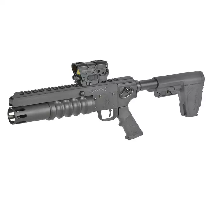 [Zestaw] Replika Konwersji KAOS do granatnika HAVOC 12" - Black [EMG] + Replika granatnika HAVOC 12"  Metal Barrel - Black [EMG]
