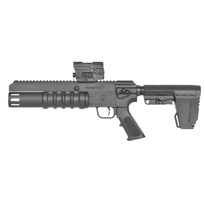 [Zestaw] Replika granatnika HAVOC 12"  Metal Barrel - Black [EMG] + Granat AceHive [AceTech]