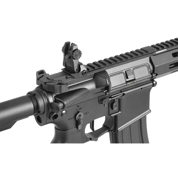 [Zestaw] M906D Full Metal ETU AEG Karabin AR15/M4 - Czarny [Double Eagle] + Akumulator airsoftowy 25C 1100mAh 3S1P 11.1V LiPo T-Plug