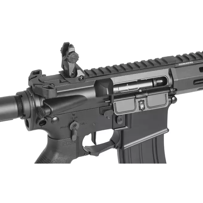 [Zestaw] M906D Full Metal ETU AEG Karabin AR15/M4 - Czarny [Double Eagle] + Akumulator airsoftowy 25C 1100mAh 3S1P 11.1V LiPo T-Plug