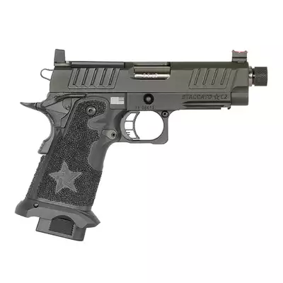 [Zestaw] Licencjonowana Replika pistoletu STACCATO 2011 C2 (Upgrade Version) [EMG] + Tracer Eshooter Flare Cube BT [ESHOOTER]