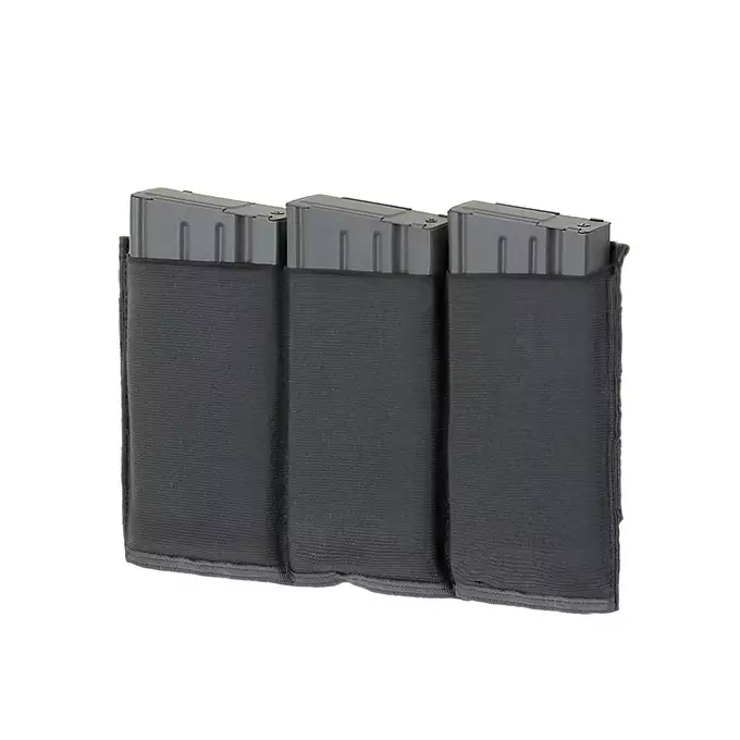 Porte chargeur élastique Triple SR25/M14/SCAR-H - Black [8FIELDS]