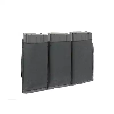 Porte chargeur élastique Triple SR25/M14/SCAR-H - Black [8FIELDS]