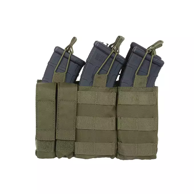 Potrójna ładownica karabinowo-pistoletowa AK/9mm (5 plus 2) - Olive