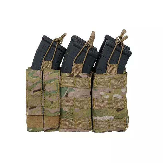 Potrójna ładownica karabinowo-pistoletowa AK/9mm (5 plus 2) - MC