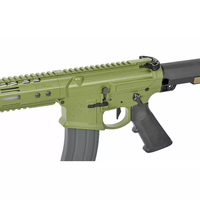 [Zestaw] Replika karabinka Noveske N4 Ghetto Blaster 7" MWS Gen3 GBBR - Bazooka Green [EMG] + Magazynek na Green Gaz do Karabinków Double Eagle MWS 35 kulek - Black [DE]