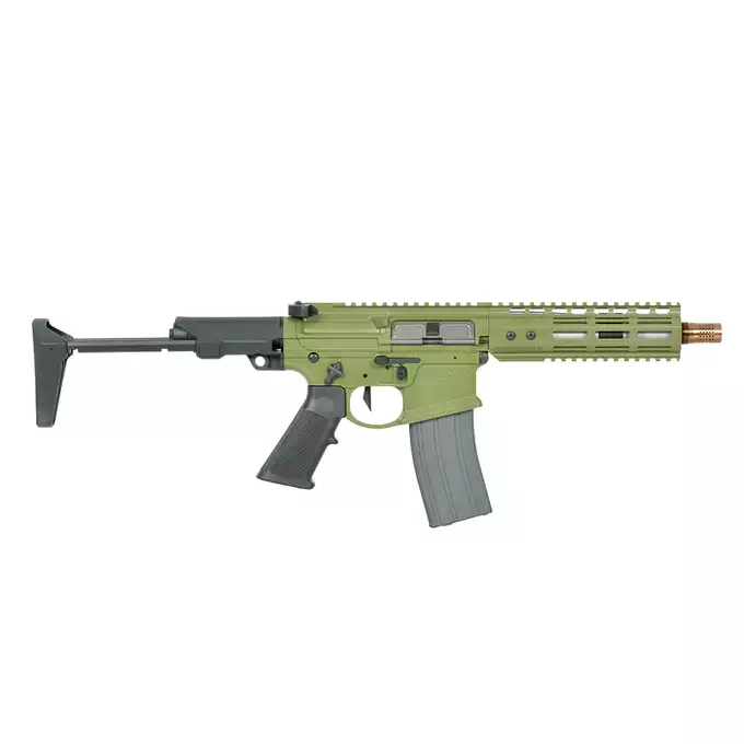 [Zestaw] Replika karabinka Noveske N4 Ghetto Blaster 7" MWS Gen3 GBBR - Bazooka Green [EMG] + Magazynek na Green Gaz do Karabinków Double Eagle MWS 35 kulek - Black [DE]