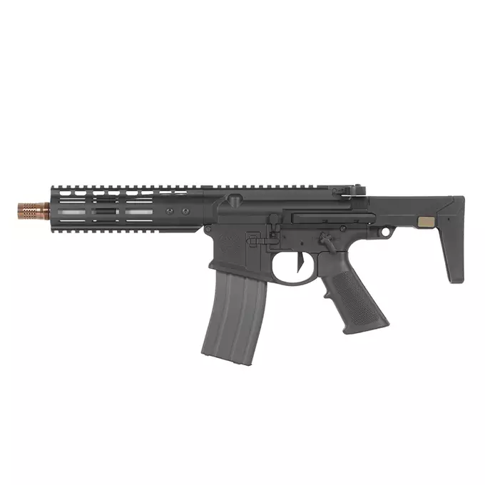[Zestaw] Replika karabinka Noveske N4 Ghetto Blaster 10.5" MWS Gen3 GBBR - Black [EMG] + Magazynek na Green Gaz do Karabinków Double Eagle MWS 35 kulek - Black [DE]