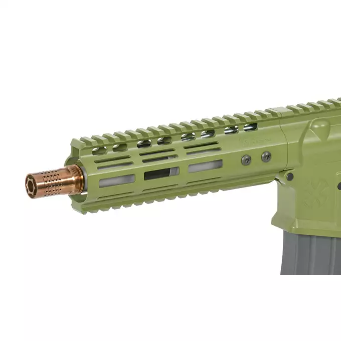 [Zestaw] Replika karabinka Noveske N4 Ghetto Blaster 7" MWS Gen3 GBBR - Bazooka Green [EMG] + Magazynek na Green Gaz do Karabinków Double Eagle MWS 35 kulek - Black [DE]