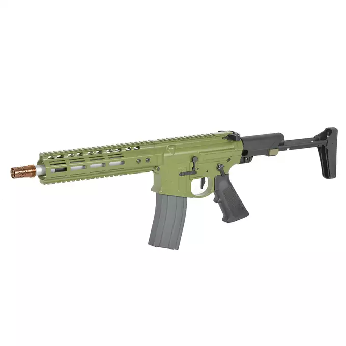 [Zestaw] Replika karabinka Noveske N4 Ghetto Blaster 10.5" MWS Gen3 GBBR - Bazooka Green [EMG] + Magazynek na Green Gaz do Karabinków Double Eagle MWS 35 kulek - Black [DE]