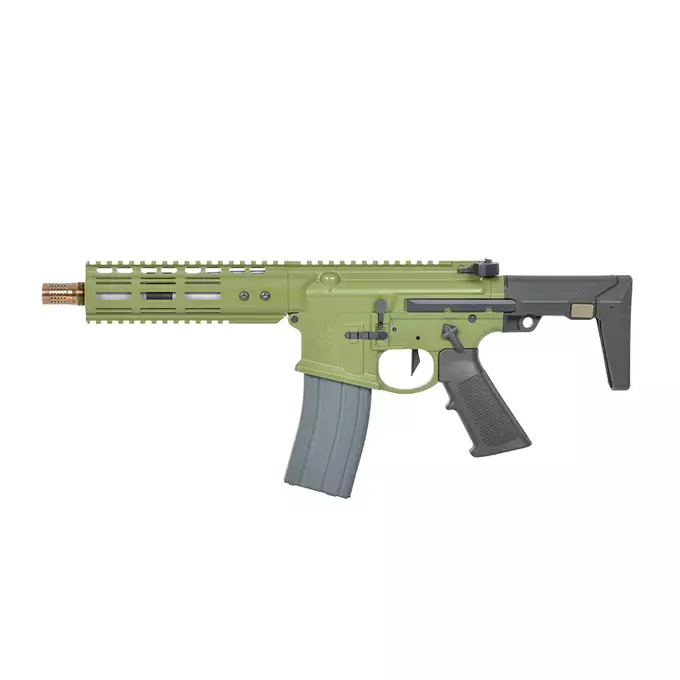 [Zestaw] Replika karabinka Noveske N4 Ghetto Blaster 7" MWS Gen3 GBBR - Bazooka Green [EMG] + Magazynek na Green Gaz do Karabinków Double Eagle MWS 35 kulek - Black [DE]