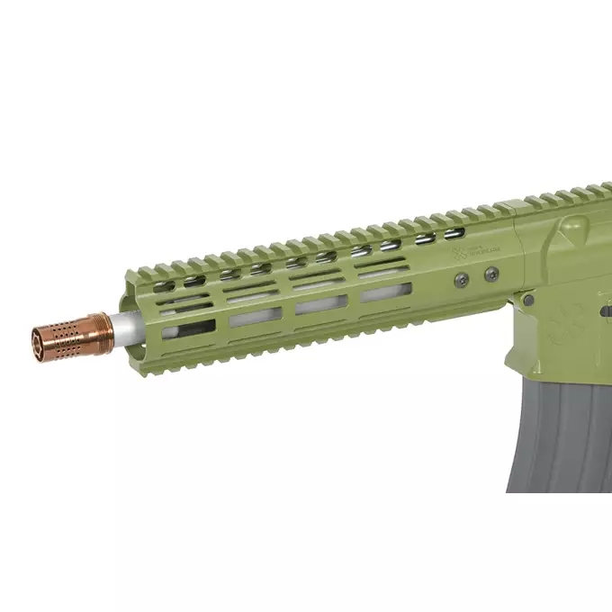 [Zestaw] Replika karabinka Noveske N4 Ghetto Blaster 10.5" MWS Gen3 GBBR - Bazooka Green [EMG] + Magazynek na Green Gaz do Karabinków Double Eagle MWS 35 kulek - Black [DE]