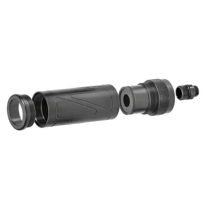 [Zestaw] Tłumik dźwięku Eshooter Flare Tracer - Typ A [ESHOOTER] + Tłumik podświetlający kulki z efektem płomienia Flare M [Eshooter]