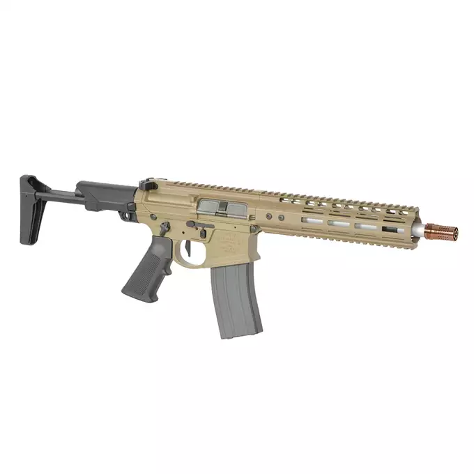 [Zestaw] Replika karabinka Noveske N4 Ghetto Blaster 10.5" MWS Gen3 GBBR - FDE [EMG] + Magazynek na Green Gaz do Karabinków Noveske N4 MWS - Tan [DE]