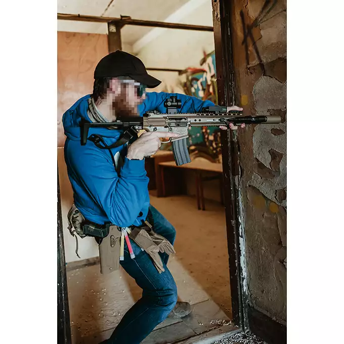 [Zestaw] Replika karabinka Noveske N4 Ghetto Blaster 10.5" MWS Gen3 GBBR - FDE [EMG] + Magazynek na Green Gaz do Karabinków Noveske N4 MWS - Tan [DE]