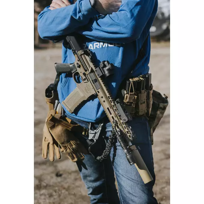[Zestaw] Replika karabinka Noveske N4 Ghetto Blaster 10.5" MWS Gen3 GBBR - FDE [EMG] + Magazynek na Green Gaz do Karabinków Noveske N4 MWS - Tan [DE]