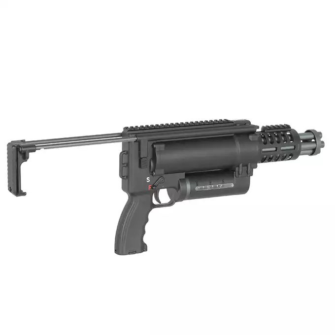 [Set] WE23-MINI Compact Rotary Minigun-Style Replica [WELL] + 600rd Magazine for the WE23-MINI Minigun [WELL]