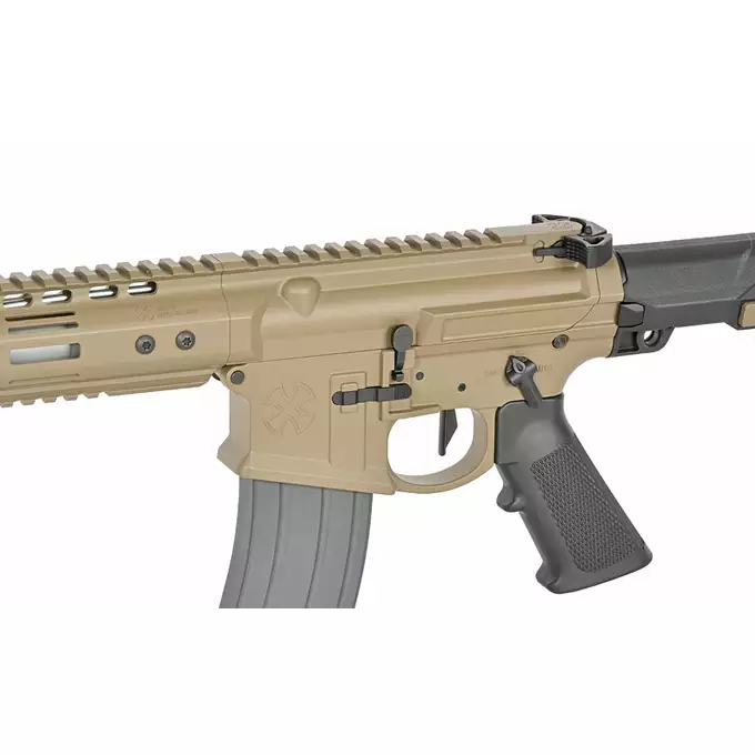 [Zestaw] Replika karabinka Noveske N4 Ghetto Blaster 10.5" MWS Gen3 GBBR - FDE [EMG] + Magazynek na Green Gaz do Karabinków Noveske N4 MWS - Tan [DE]